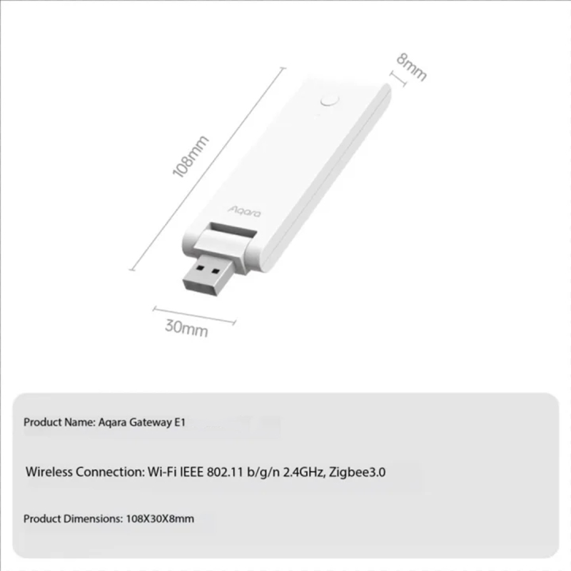 Aqara Hub E1 Mini, USB ile Çal - Xiaomi Hub Mijia Hub incelemesi ve fiyatı